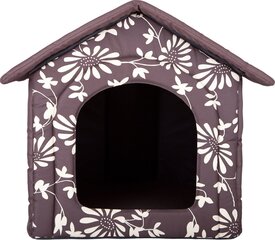 Peti/maja Hobbydog R3, kukat, 52 x 46 x 53 cm, ruskea hinta ja tiedot | Pedit ja pesät | hobbyhall.fi