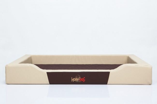Hobbydog Deluxe peti XXL, beige/ruskea, 120x80 cm hinta ja tiedot | Pedit ja pesät | hobbyhall.fi