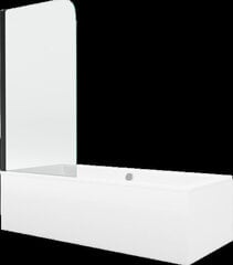 Kylpyamme Mexen Cube suihkuseinällä, 170x80 cm + 70 cm, white+I/swing/black hinta ja tiedot | Kylpyammeet | hobbyhall.fi