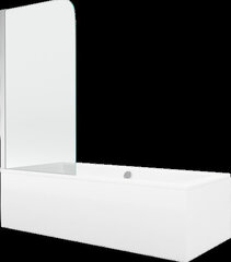 Kylpyamme Mexen Cube suihkuseinällä, 170x80 cm + 75 cm, white+I/swing/chrome hinta ja tiedot | Kylpyammeet | hobbyhall.fi