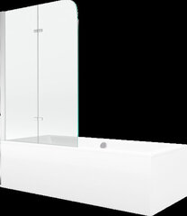Kylpyamme Mexen Cube suihkuseinällä, 170x80 cm + 80 cm, white+II/chrome hinta ja tiedot | Kylpyammeet | hobbyhall.fi