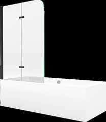 Kylpyamme Mexen Cube suihkuseinällä, 180x80 cm + 80 cm, white+II/black hinta ja tiedot | Kylpyammeet | hobbyhall.fi