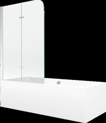 Kylpyamme Mexen Cube suihkuseinällä, 180x80 cm + 100 cm, white+II/chrome hinta ja tiedot | Kylpyammeet | hobbyhall.fi