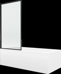 Kylpyamme Mexen Cubik suihkuseinällä, 150x70 cm + 80 cm, white+I/fix/black frame hinta ja tiedot | Kylpyammeet | hobbyhall.fi