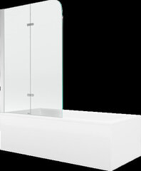 Kylpyamme Mexen Cubik suihkuseinällä, 160x70 cm + 100 cm, white+II/chrome hinta ja tiedot | Kylpyammeet | hobbyhall.fi
