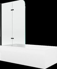 Kylpyamme Mexen Cubik suihkuseinällä, 170x70 cm + 80 cm, white+II/black hinta ja tiedot | Kylpyammeet | hobbyhall.fi