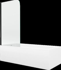 Kylpyamme Mexen Vega suihkuseinällä, 150x70 cm + 70 cm, white+I/swing/black hinta ja tiedot | Kylpyammeet | hobbyhall.fi