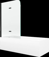 Kylpyamme Mexen Vega suihkuseinällä, 150x70 cm + 80 cm, white+II/black hinta ja tiedot | Kylpyammeet | hobbyhall.fi