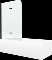 Kylpyamme Mexen Vega suihkuseinällä, 150x70 cm + 100 cm, white+II/black hinta ja tiedot | Kylpyammeet | hobbyhall.fi