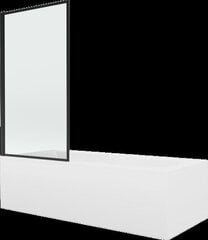 Kylpyamme Mexen Vega suihkuseinällä, 160x70 cm + 70 cm, white+I/fix/black frame hinta ja tiedot | Kylpyammeet | hobbyhall.fi