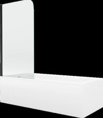 Kylpyamme Mexen Vega suihkuseinällä, 170x70 cm + 70 cm, white+I/swing/black hinta ja tiedot | Kylpyammeet | hobbyhall.fi