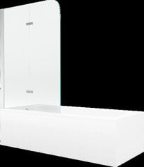 Kylpyamme Mexen Vega suihkuseinällä, 170x70 cm + 80 cm, white+II/chrome hinta ja tiedot | Kylpyammeet | hobbyhall.fi