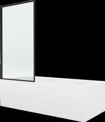 Kylpyamme Mexen Vega suihkuseinällä, 180x80 cm + 70 cm, white+I/swing/black frame hinta ja tiedot | Kylpyammeet | hobbyhall.fi
