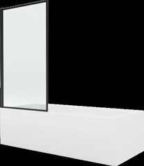 Kylpyamme Mexen Vega suihkuseinällä, 180x80 cm + 80 cm, white+I/swing/black frame hinta ja tiedot | Kylpyammeet | hobbyhall.fi