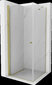 Suihkukaappi Mexen Pretoria, Gold, 80 x 80 cm. hinta ja tiedot | Suihkukaapit ja suihkunurkat | hobbyhall.fi