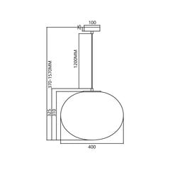 Riippuvalaisin Milagro Campania ML0342 hinta ja tiedot | Riippuvalaisimet | hobbyhall.fi