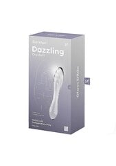 Lasidildo Dazzling Crystal 1, läpinäkyvä hinta ja tiedot | Dildot | hobbyhall.fi