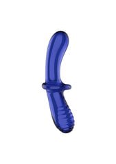 Lasidildo Double Crystal, sininen hinta ja tiedot | Dildot | hobbyhall.fi