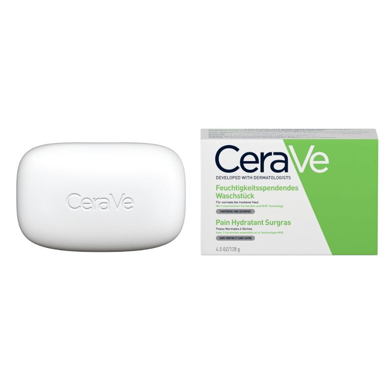 Saippua CeraVe Hydrating Cleanser Bar, 128g hinta ja tiedot | Kasvojen puhdistusaineet | hobbyhall.fi