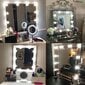 Mirror LED lamput 10 kpl, meikki-/kosmetiikkapöydälle, USB-liitännällä hinta ja tiedot | Upotettavat valaisimet ja LED-valaisimet | hobbyhall.fi