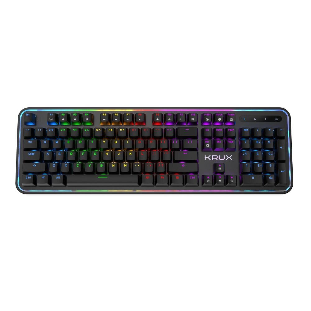 Krux Comet RGB Outemu Brown hinta ja tiedot | Näppäimistöt | hobbyhall.fi