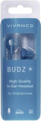 Vivanco headset Budz, sininen (38927) hinta ja tiedot | Kuulokkeet | hobbyhall.fi
