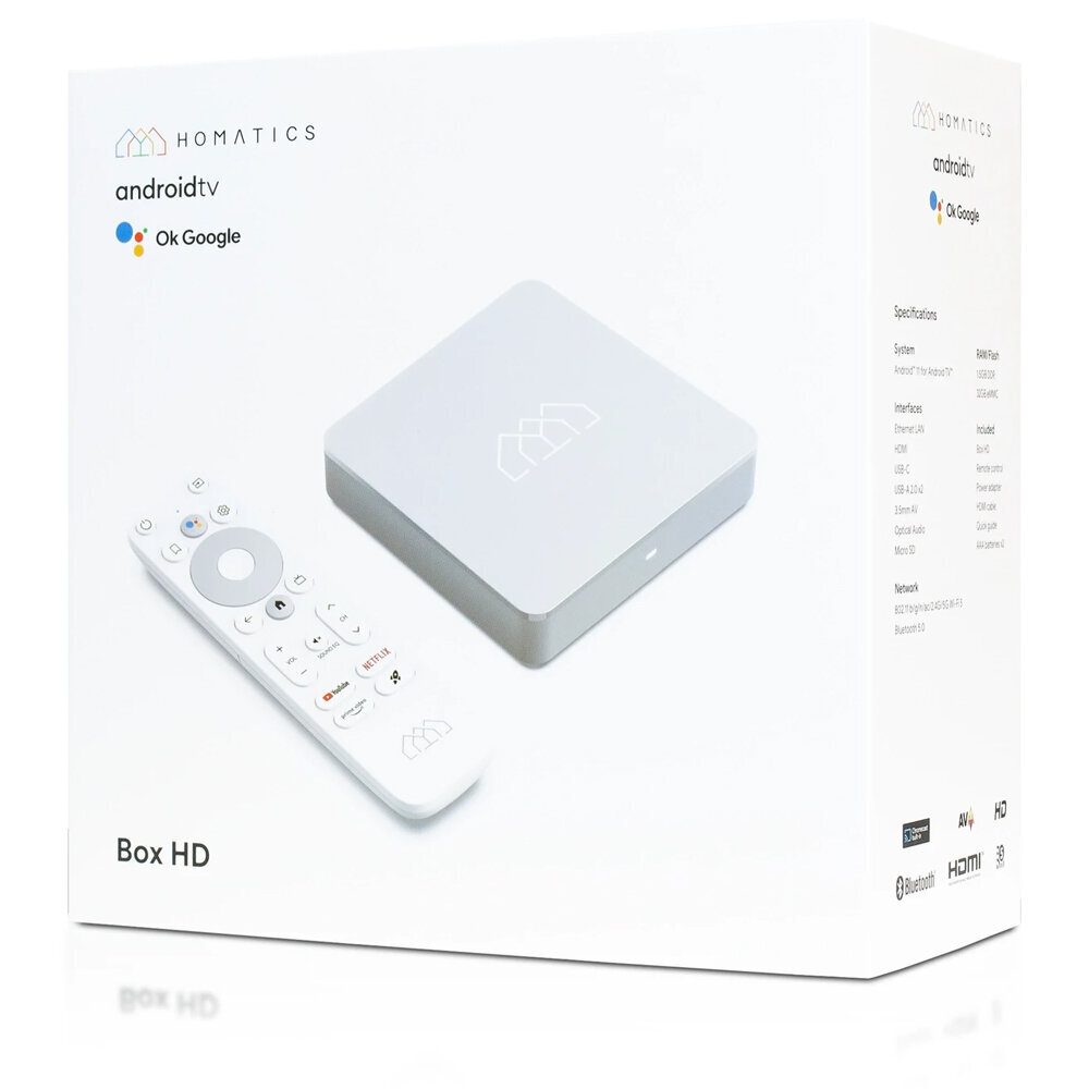 Homatics Box HD Android 11 TV SMART TV hinta ja tiedot | TV-virittimet | hobbyhall.fi