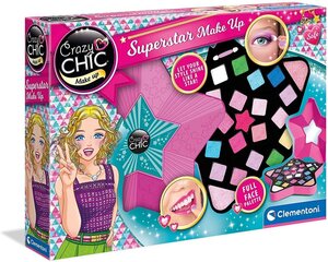 Meikkipaletti tytöille Clementoni Crazy Chic, Star hinta ja tiedot | Clementoni Lapset | hobbyhall.fi