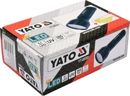 Taskulamppu UV 51 LED + lasit Yato (YT-08581) hinta ja tiedot | Taskulamput ja valonheittimet | hobbyhall.fi