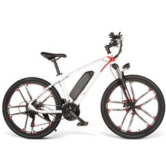 Sähköpyörä Samebike MY-SM26, 2", valkoinen, 350W, 8Ah hinta ja tiedot | Sähköpyörät | hobbyhall.fi