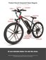 Sähköpyörä Samebike MY-SM26, 2", valkoinen, 350W, 8Ah hinta ja tiedot | Sähköpyörät | hobbyhall.fi