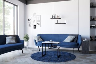 Asir-sohvapöytä, 60x52x40 cm, valkoinen hinta ja tiedot | Sohvapöydät | hobbyhall.fi