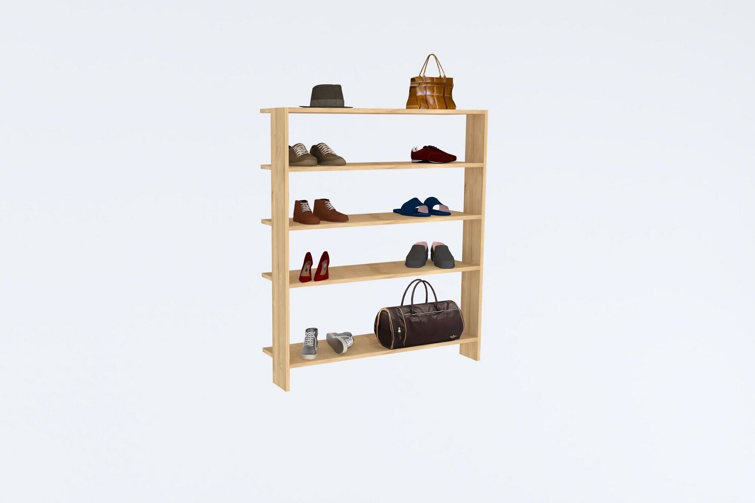 Asir-kenkäteline, 100x120x29,6 cm, beige hinta ja tiedot | Kenkäkaapit ja -hyllyt | hobbyhall.fi