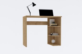Asir-työpöytä, 90x75x50 cm, ruskea hinta ja tiedot | Tietokonepöydät ja työpöydät | hobbyhall.fi