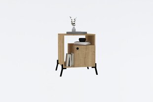 Asir-yöpöytä, 50x50x61 cm, ruskea hinta ja tiedot | Yöpöydät | hobbyhall.fi