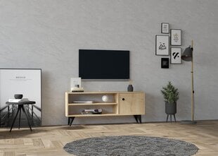Asir TV-taso, 120x50x29 cm, ruskea hinta ja tiedot | TV-tasot | hobbyhall.fi