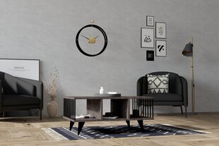 Asir-sohvapöytä, 90x40x60 cm, harmaa hinta ja tiedot | Sohvapöydät | hobbyhall.fi