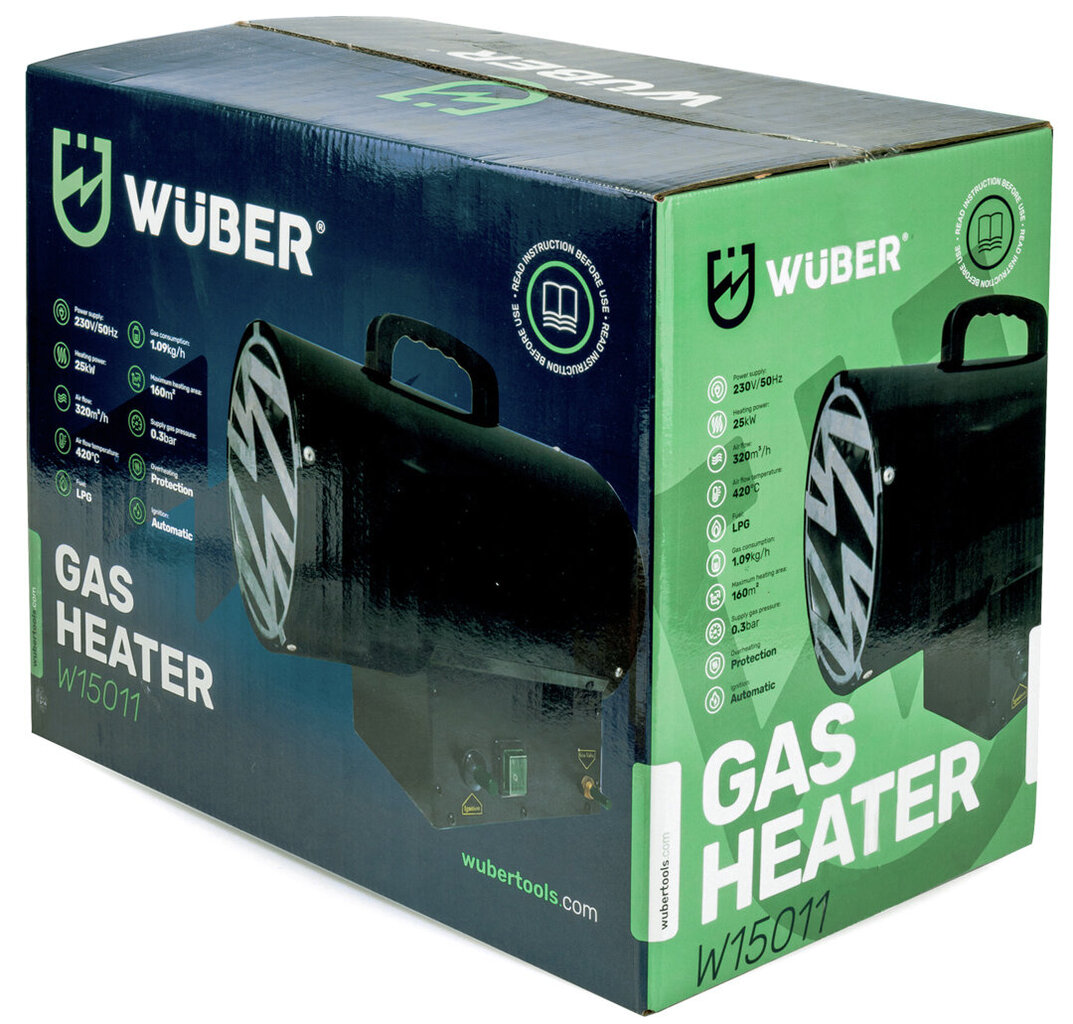 Kaasulämmitin Wuber 25 kW hinta ja tiedot | Lämmittimet | hobbyhall.fi