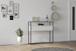 Asir-sivupöytä, 100x90x29 cm, valkoinen hinta ja tiedot | Sivupöydät | hobbyhall.fi
