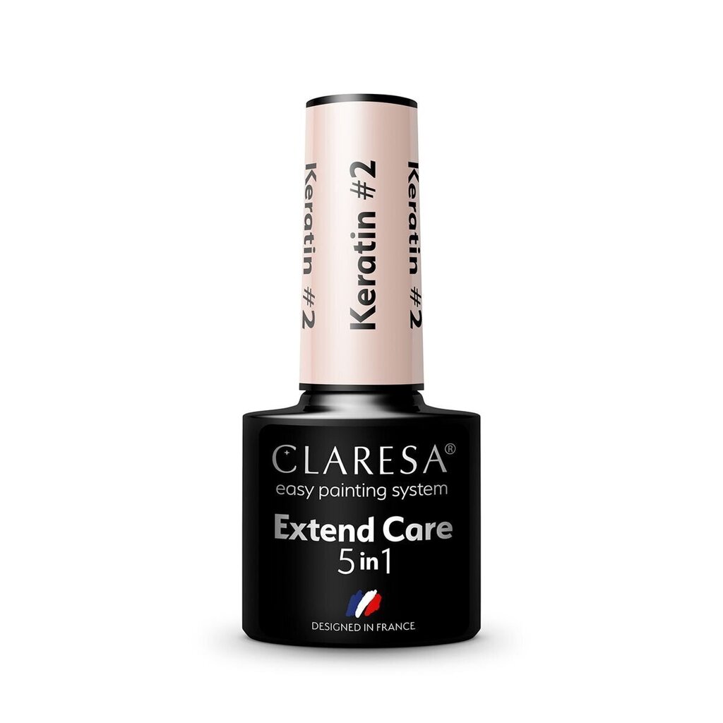CLARESA Extend Care 5 in 1 -keratiinilakka, 5g hinta ja tiedot | Kynsilakat ja kynsienhoitotuotteet | hobbyhall.fi