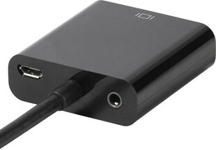 Vivanco-sovitin HDMI - VGA 0,1m (45493) hinta ja tiedot | Vivanco Tietokoneiden lisävarusteet | hobbyhall.fi