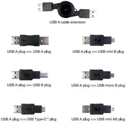 Vivanco adapterisarja USB 6kpl (45259) hinta ja tiedot | Vivanco Tietokoneiden lisävarusteet | hobbyhall.fi