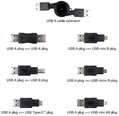 Vivanco adapterisarja USB 6kpl (45259)