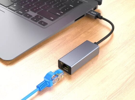 Zenwire RJ45 USB 3.0 Ethernet-sovitin GIGABIT 1000 Mbps LAN A hinta ja tiedot | Adapterit | hobbyhall.fi