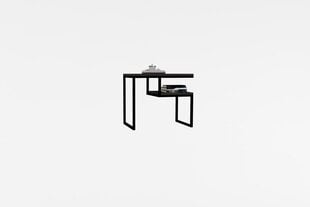 Asir-sohvapöytä, 60x52x40 cm, harmaa hinta ja tiedot | Sohvapöydät | hobbyhall.fi