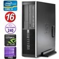 Hp 8100 Elite SFF i5-750 16GB 240SSD GT1030 2GB DVD WIN10Pro