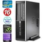 Hp 8100 Elite SFF i5-750 16GB 960SSD GT1030 2GB DVD WIN10Pro hinta ja tiedot | Pöytätietokoneet | hobbyhall.fi