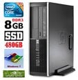 Hp 8100 Elite SFF i5-650 8GB 480SSD GT1030 2GB DVD WIN7Pro