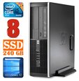 Hp 8100 Elite SFF i5-650 8GB 240SSD DVD WIN10