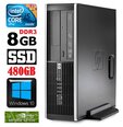 Hp 8100 Elite SFF i5-650 8GB 480SSD GT1030 2GB DVD WIN10